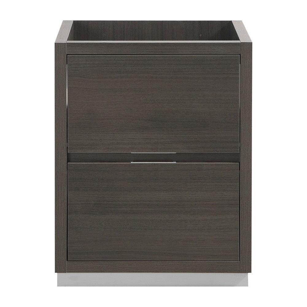 Fresca Valencia 24" Gray Oak Free Standing Modern Bathroom Cabinet