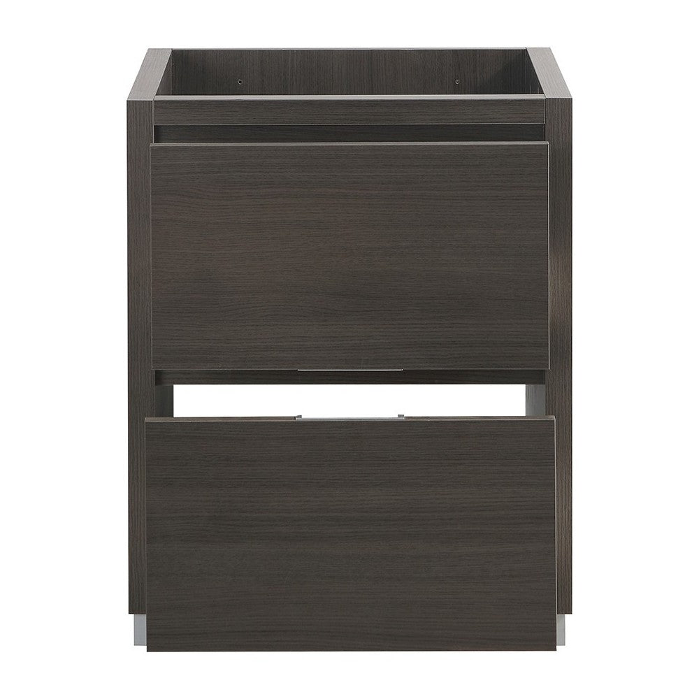 Fresca Valencia 24" Gray Oak Free Standing Modern Bathroom Cabinet