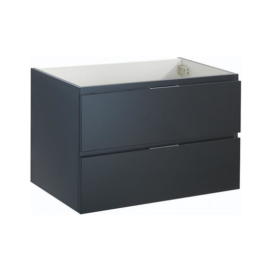 Fresca Valencia 30" Dark Slate Gray Wall Hung Modern Bathroom Cabinet