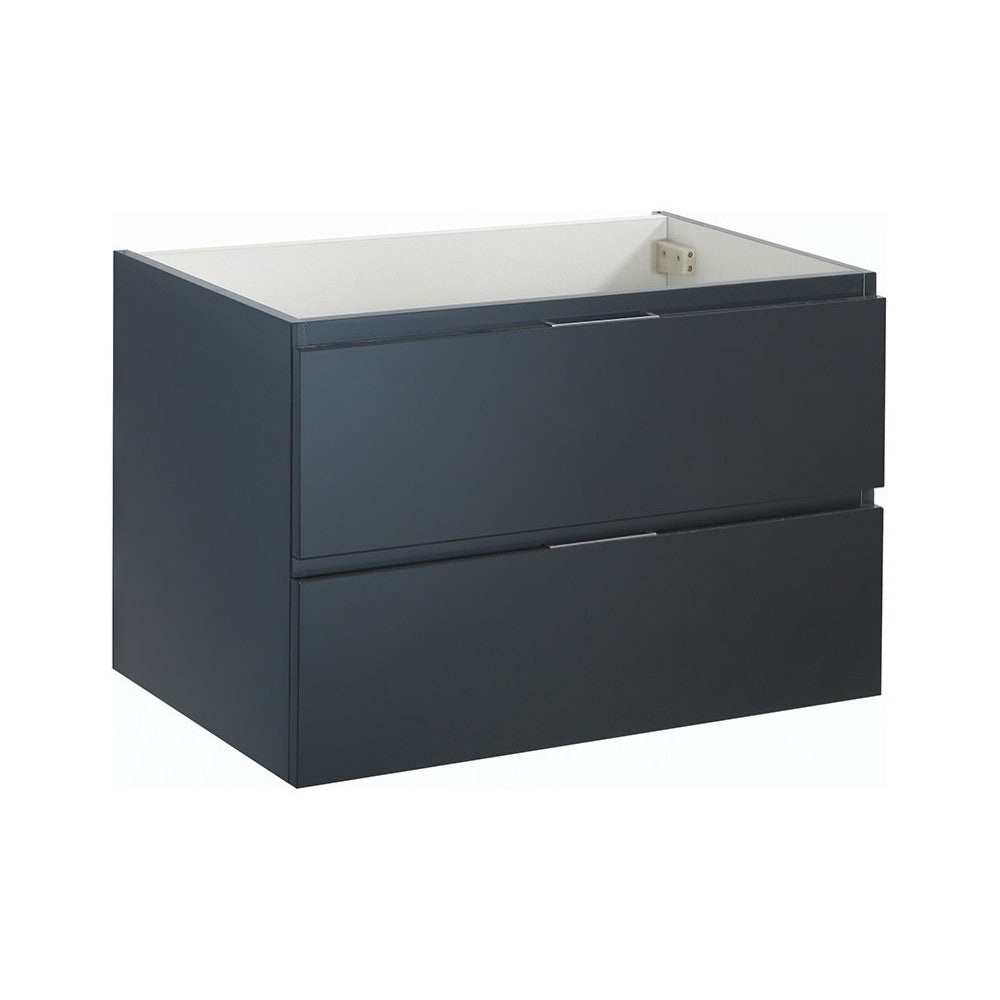 Fresca Valencia 30" Dark Slate Gray Wall Hung Modern Bathroom Cabinet