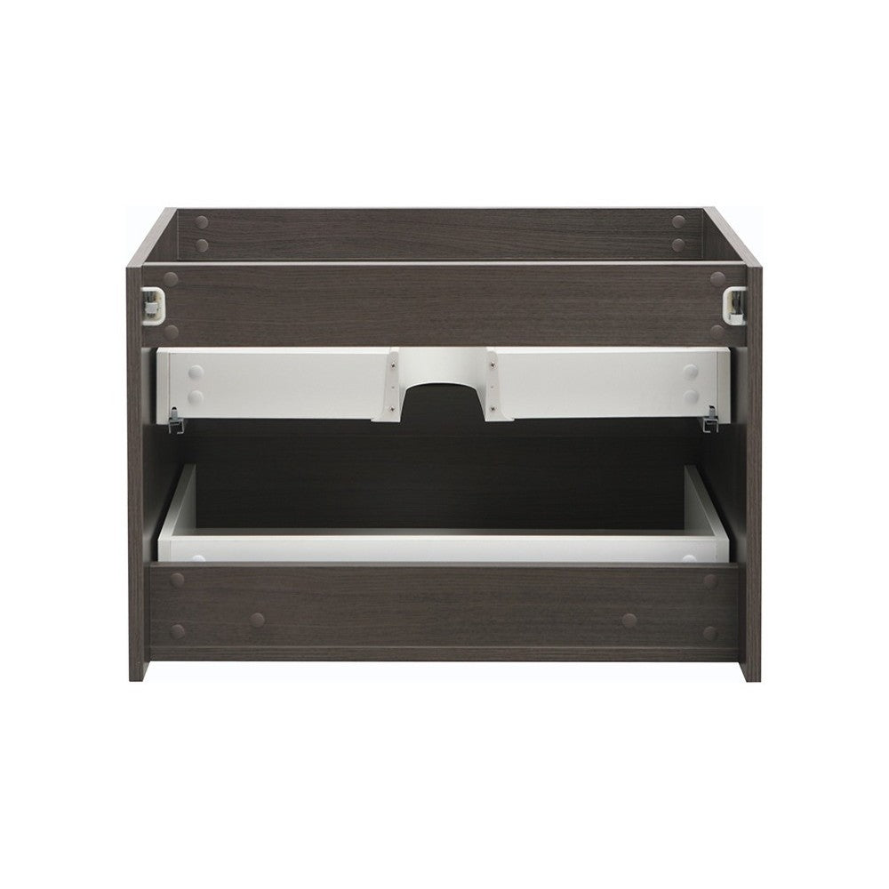 Fresca Valencia 30" Gray Oak Wall Hung Modern Bathroom Cabinet