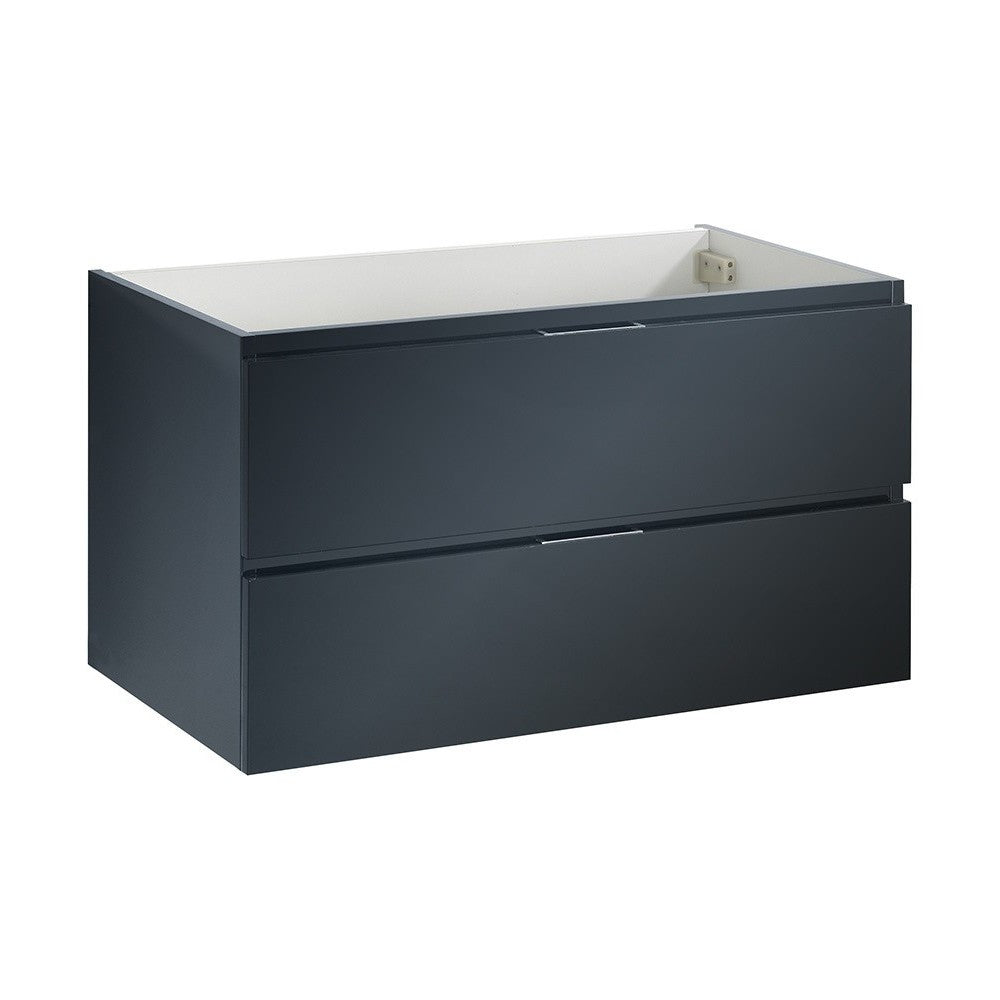 Fresca Valencia 36" Dark Slate Gray Wall Hung Modern Bathroom Cabinet