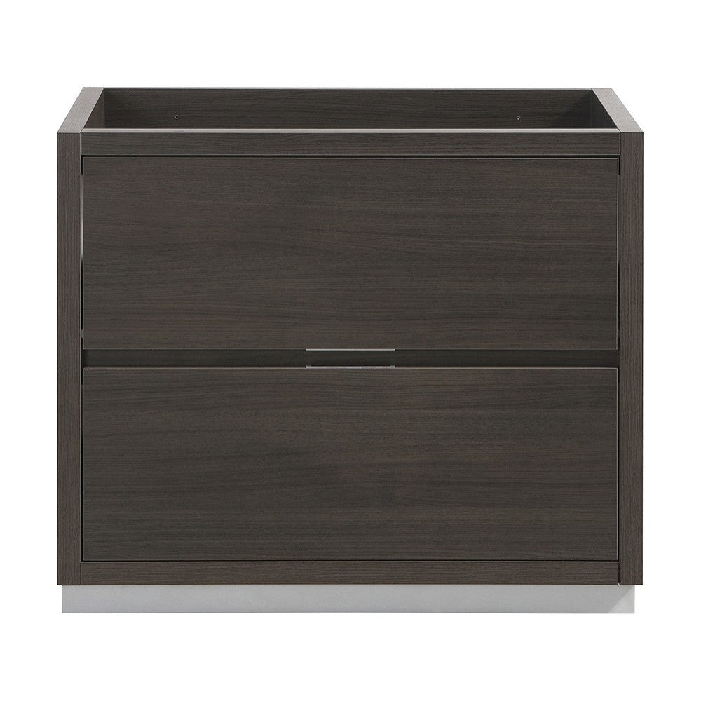 Fresca Valencia 36" Gray Oak Free Standing Modern Bathroom Cabinet