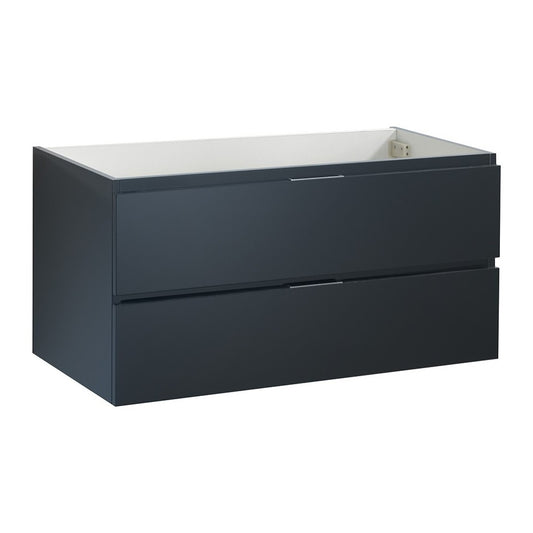 Fresca Valencia 40" Dark Slate Gray Wall Hung Modern Bathroom Cabinet