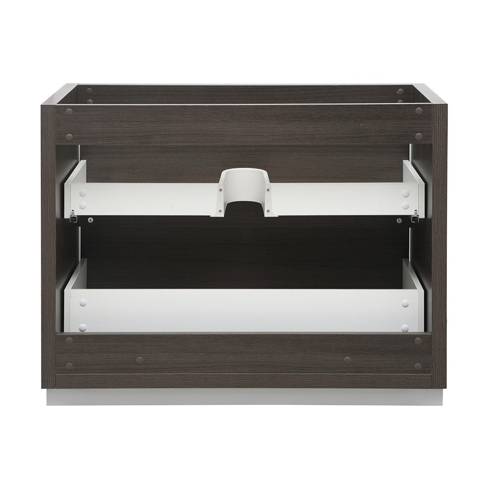 Fresca Valencia 40" Gray Oak Free Standing Modern Bathroom Cabinet