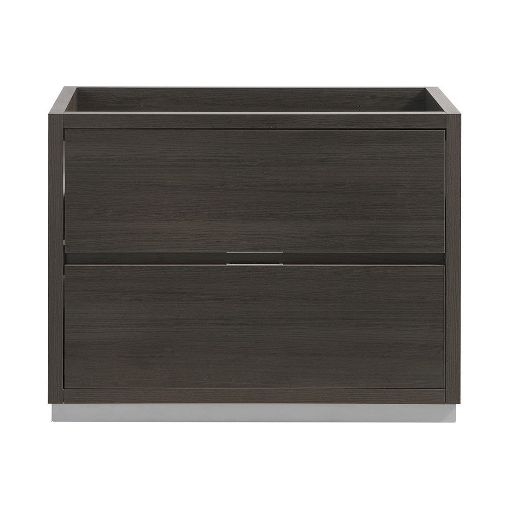 Fresca Valencia 40" Gray Oak Free Standing Modern Bathroom Cabinet