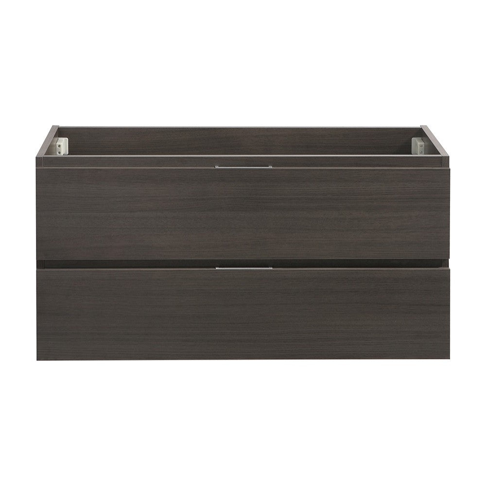 Fresca Valencia 40" Gray Oak Wall Hung Modern Bathroom Cabinet