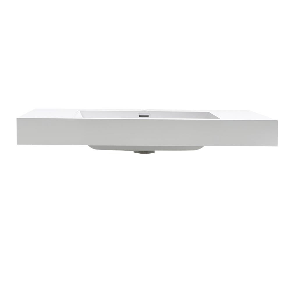 Fresca Valencia 42" White Integrated Sink / Countertop