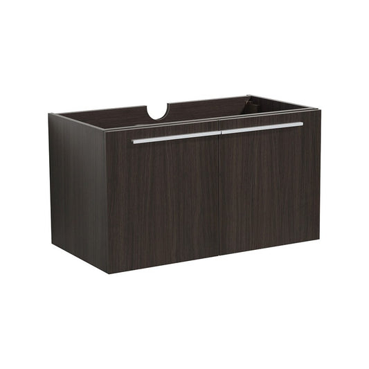 Fresca Vista 36" Black Modern Bathroom Cabinet, FCB8090GO