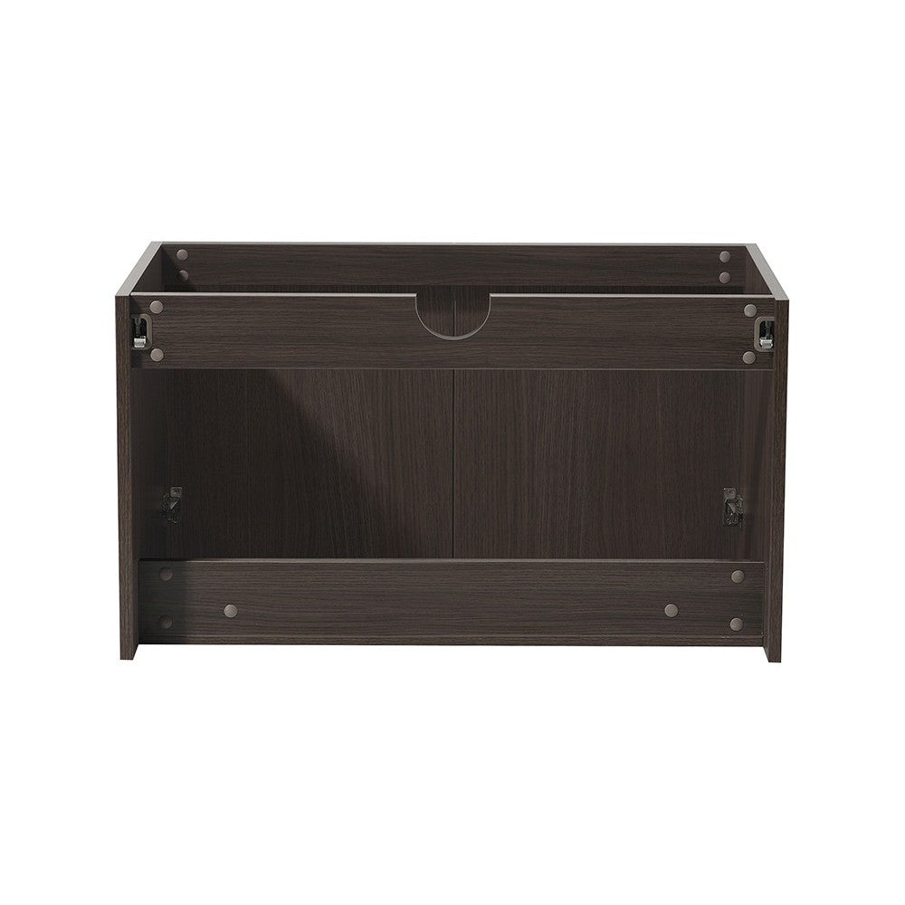 Fresca Vista 36" Black Modern Bathroom Cabinet, FCB8090GO