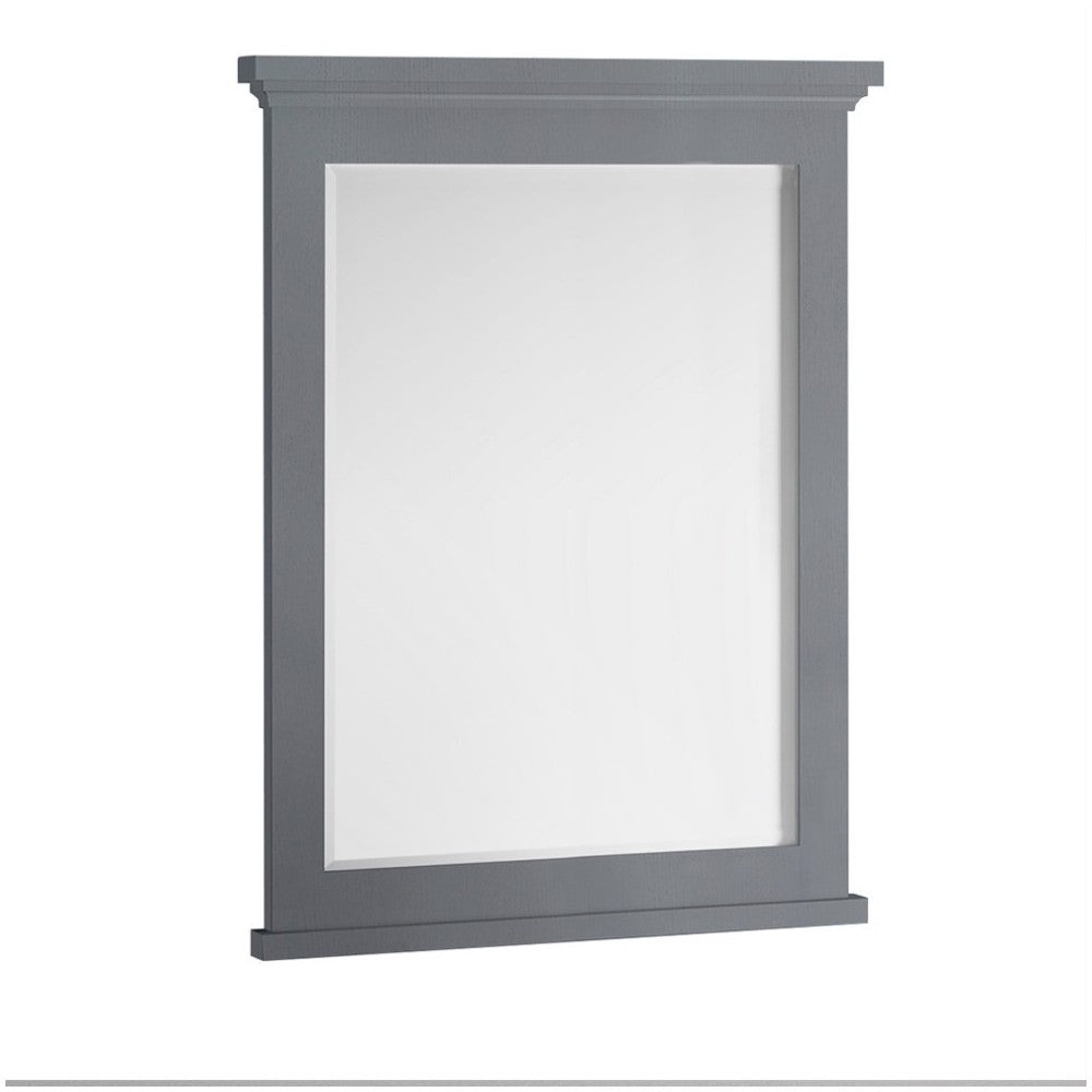 Fresca Windsor 30" Gray Textured Bathroom Mirror