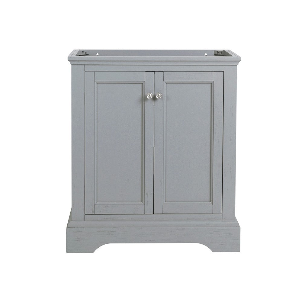 Fresca Windsor 30" Gray Textured Traditional Bathroom Cabinet