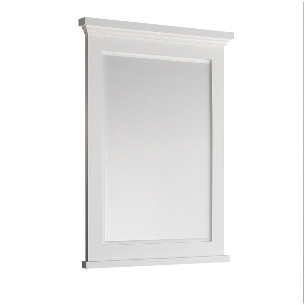 Fresca Windsor 30" Matte White Bathroom Mirror