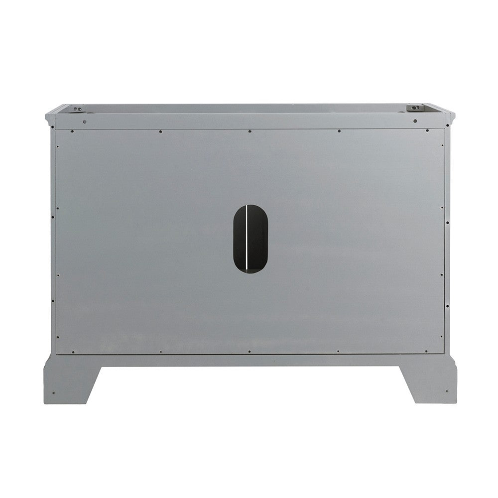 Fresca Windsor 48" Gray Textured Traditional Bathroom Cabinet