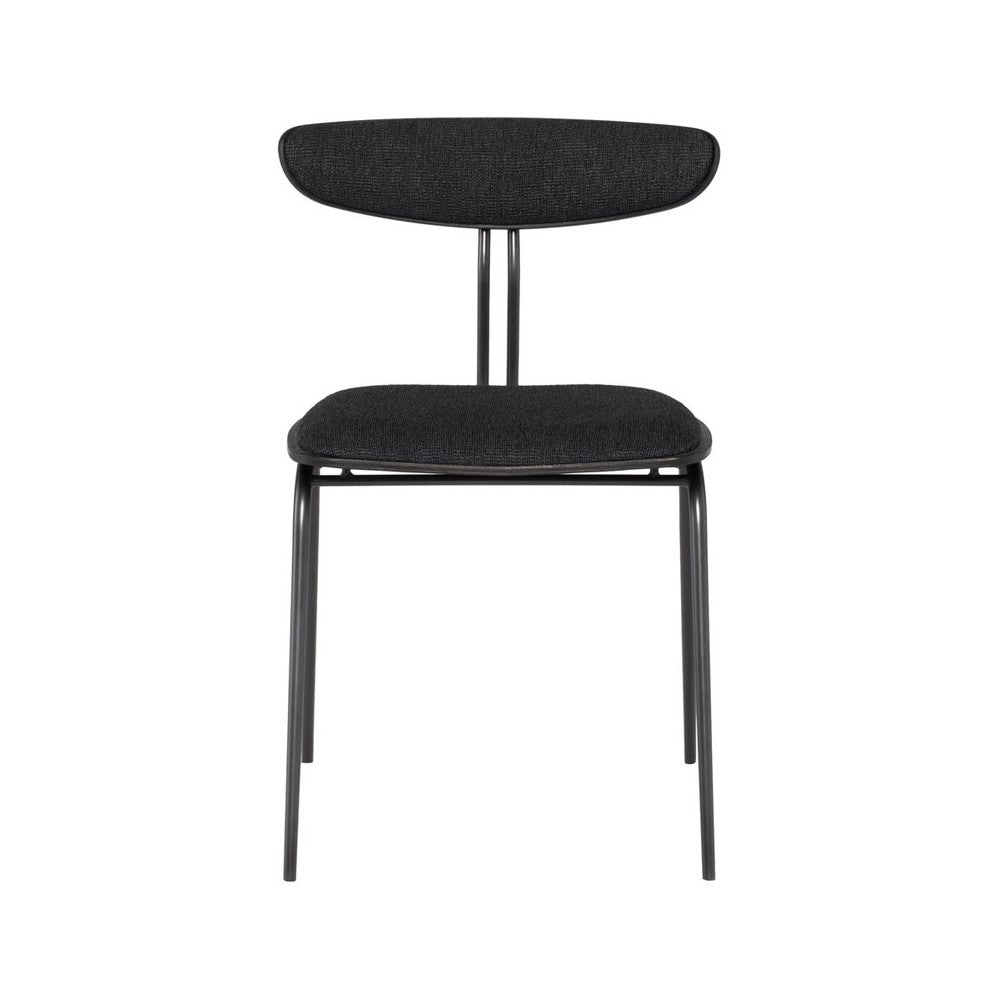 Giada Activated Charcoal Fabric Dining Chair