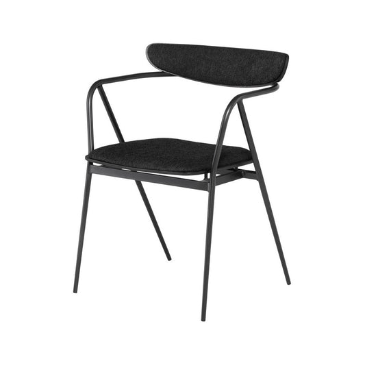 Gianni Activated Charcoal Fabric Dining Chair