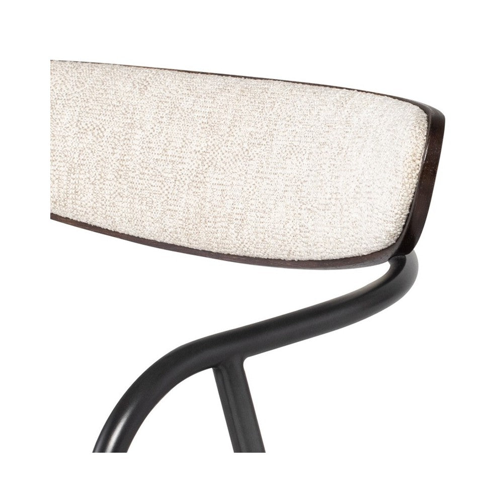 Gianni Shell Fabric Bar Stool