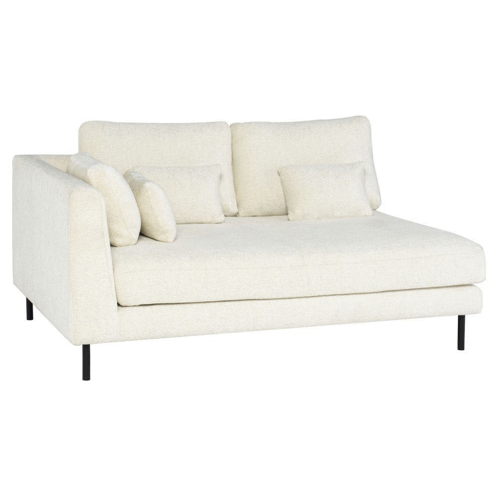 Gigi Coconut Fabric  Modular Sofa Left