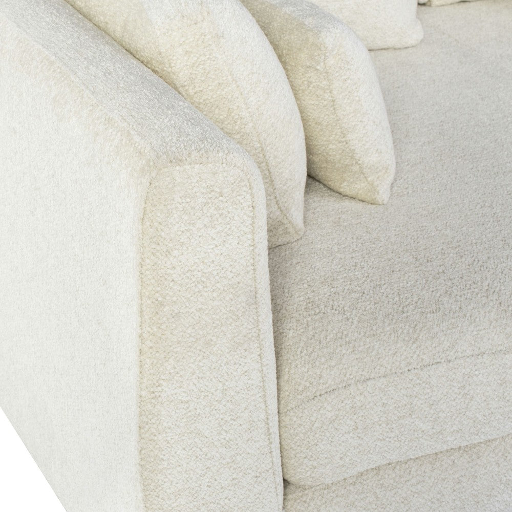 Gigi Coconut Fabric  Modular Sofa Left