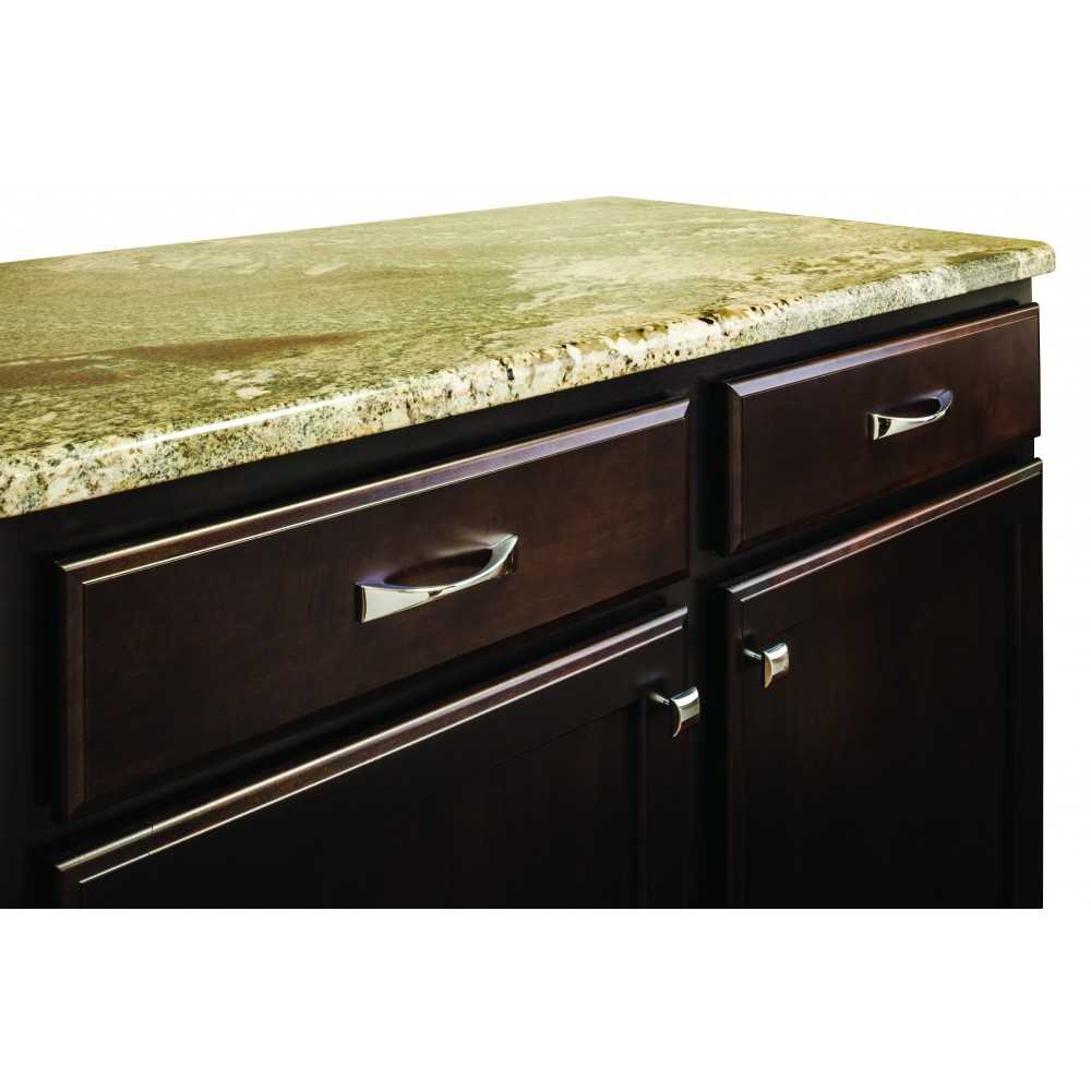 24" x 1-1/8" x 5" Acanthus Hand Carved Onlay Species: Alder