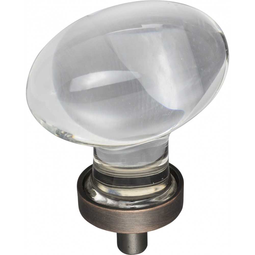 1-3/8" Overall Length Polished Nickel Rectangle Anwick Cabinet Knob