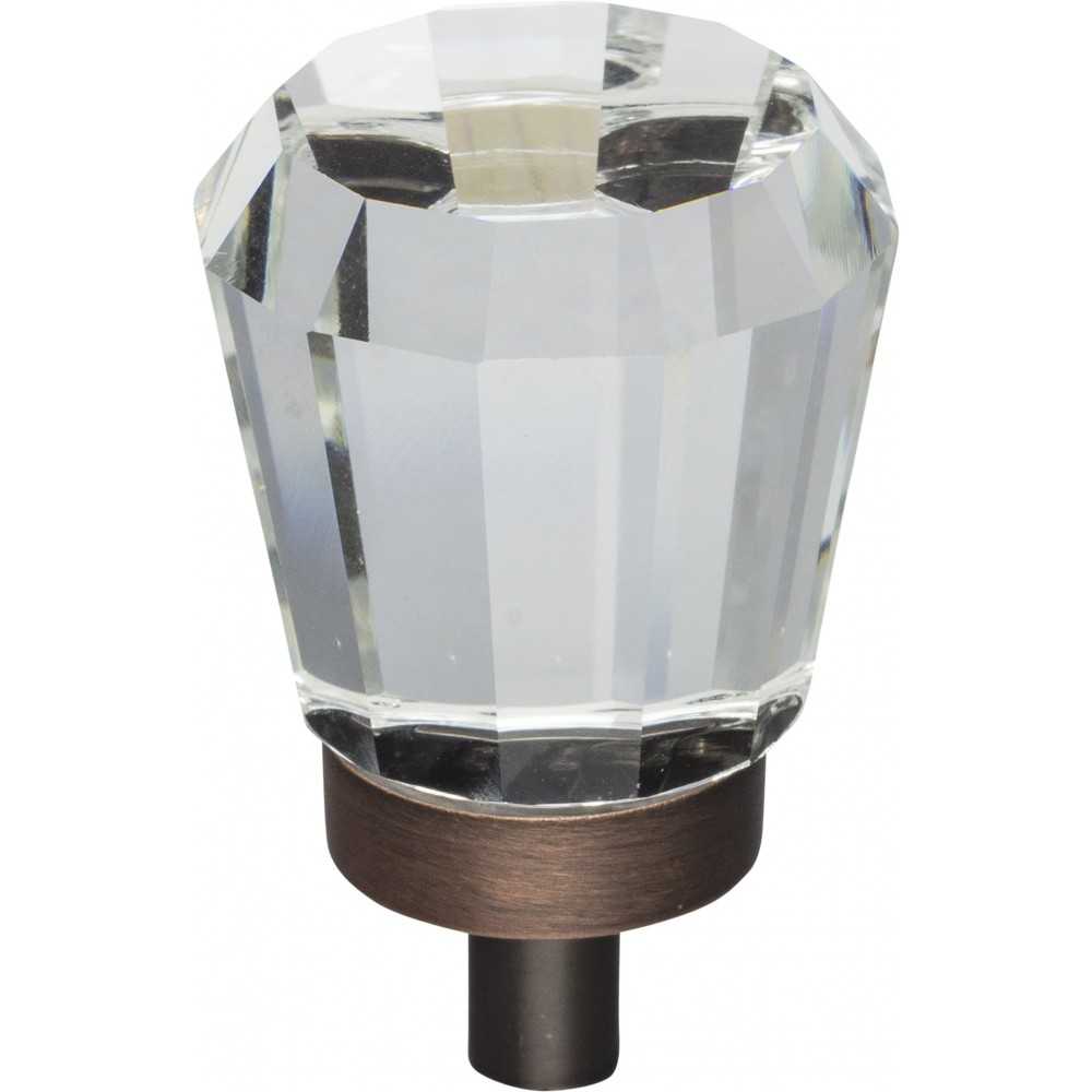 1-1/4" Overall Length Matte Black Roman Cabinet Knob