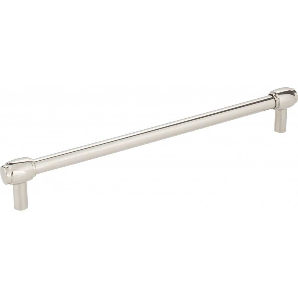 96 mm Center-to-Center Brushed Pewter Flared Philip Cabinet Pull