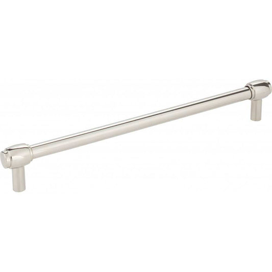 96 mm Center-to-Center Brushed Pewter Flared Philip Cabinet Pull