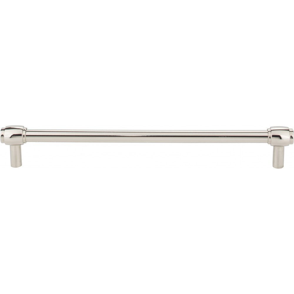 96 mm Center-to-Center Brushed Pewter Flared Philip Cabinet Pull