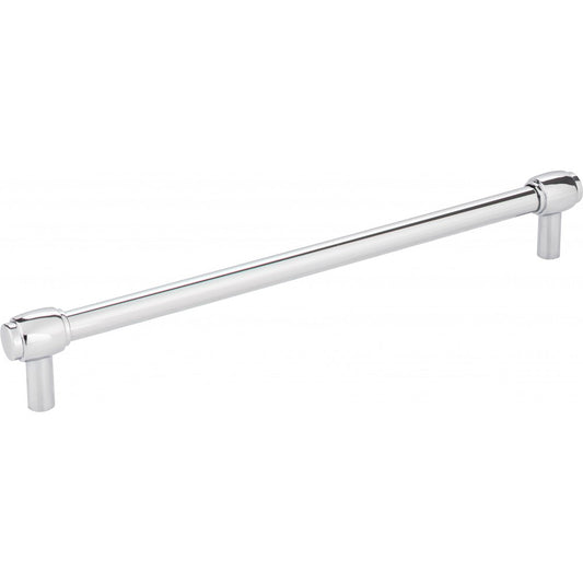 96 mm Center-to-Center Polished Chrome Flared Philip Cabinet Pull