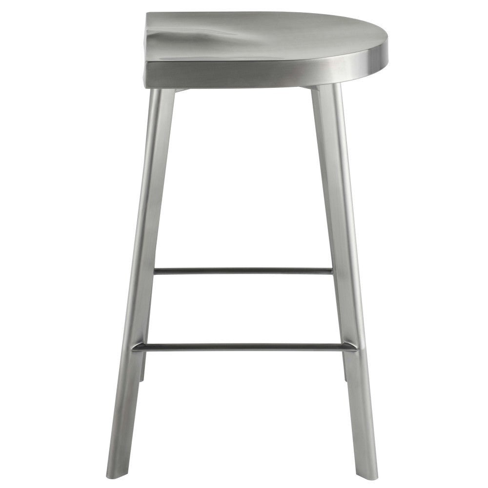 Icon Graphite Metal Counter Stool