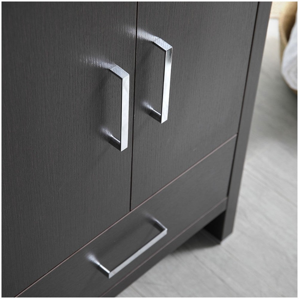 Imperia 30 Dark Gray Oak Free Standing Bathroom Vanity w/ Medicine Cabinet