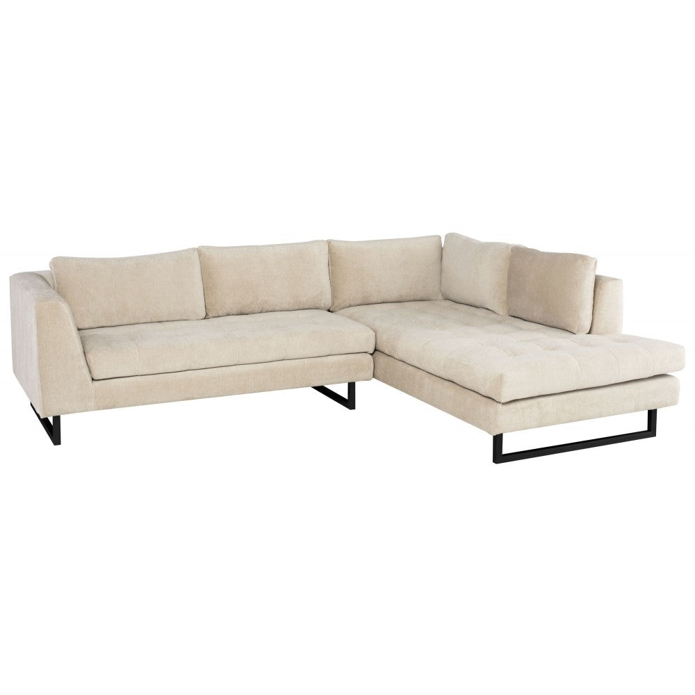 Janis Almond Fabric Sectional Sofa, HGSC815