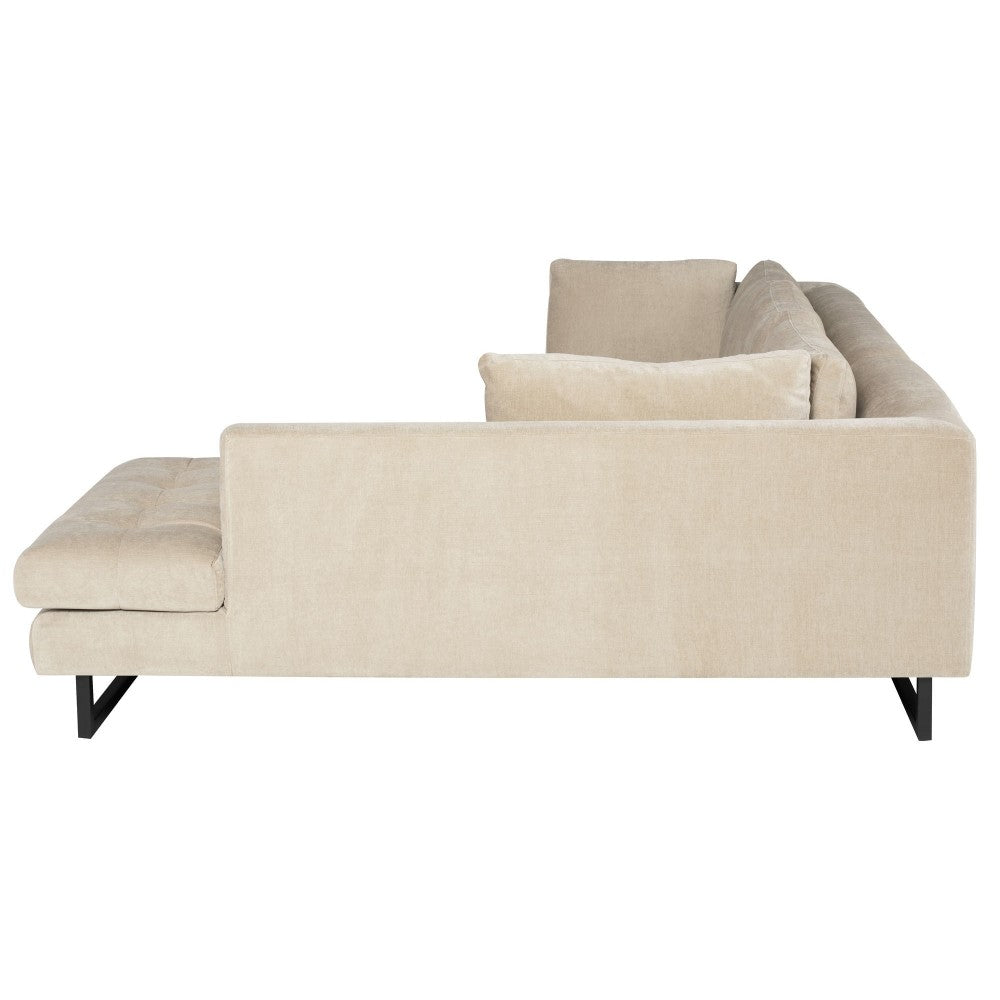 Janis Almond Fabric Sectional Sofa, HGSC815