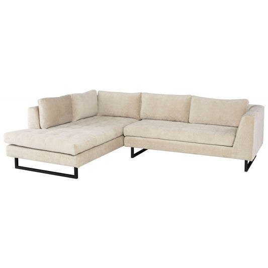 Janis Almond Fabric Sectional Sofa, HGSC858