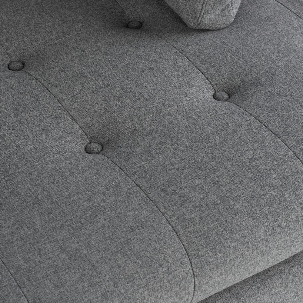 Janis Shale Gray Fabric Sectional Sofa, HGSC533