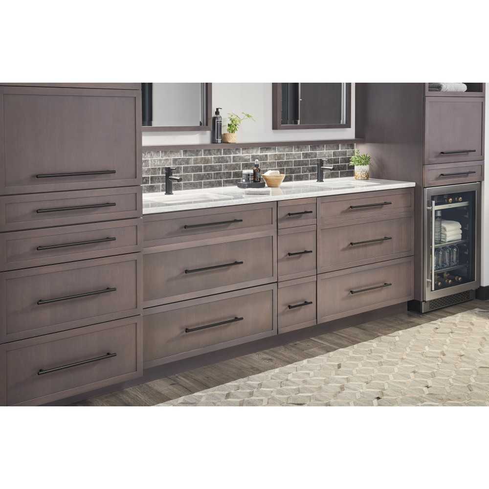 160 mm Center-to-Center Brushed Oil Rubbed Bronze Ella Cabinet Pull