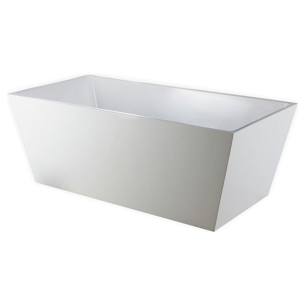 Kube Squadra 67" Free Standing Bathtub