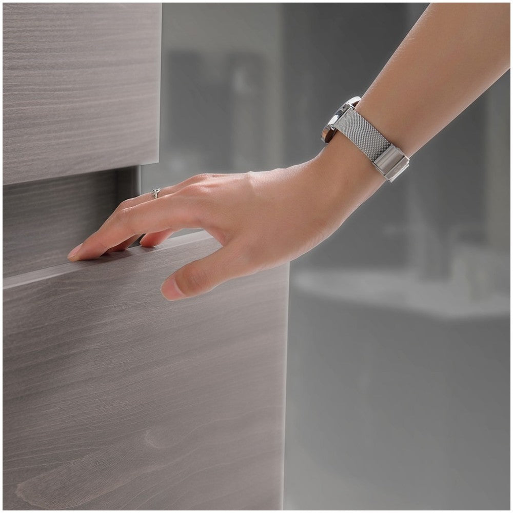 Lazzaro 36" Gray Wood Free Standing Modern Bathroom Vanity w/ Medicine Cabinet