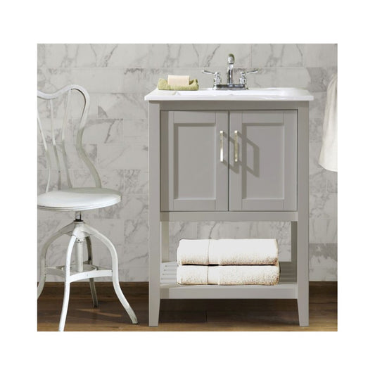 Legion Furniture 24" Gray Sink Vanity