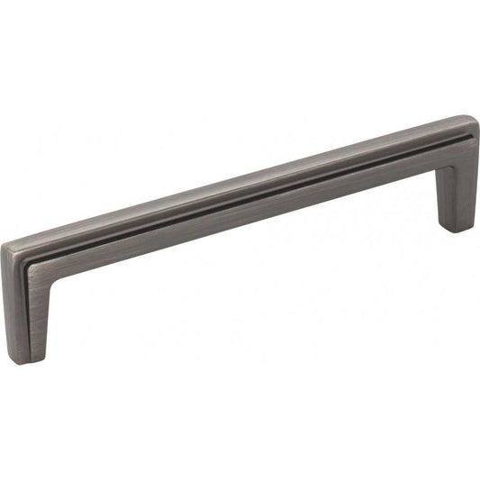 96 mm Center-to-Center Polished Chrome Square Zane Cabinet Pull