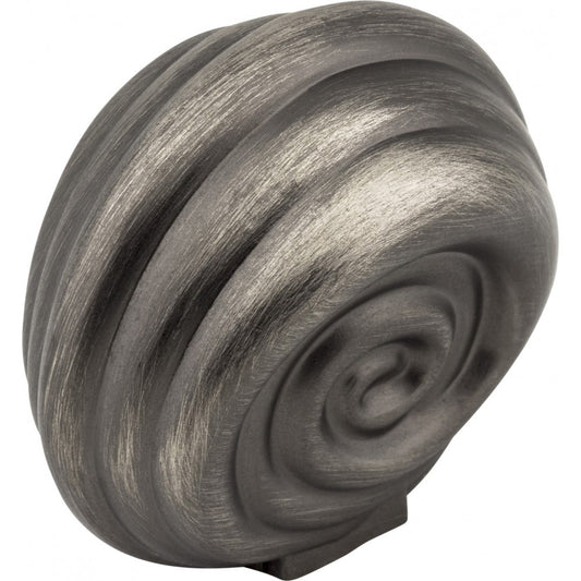 1-3/8" Diameter Brushed Pewter Ring Lafayette Cabinet Knob