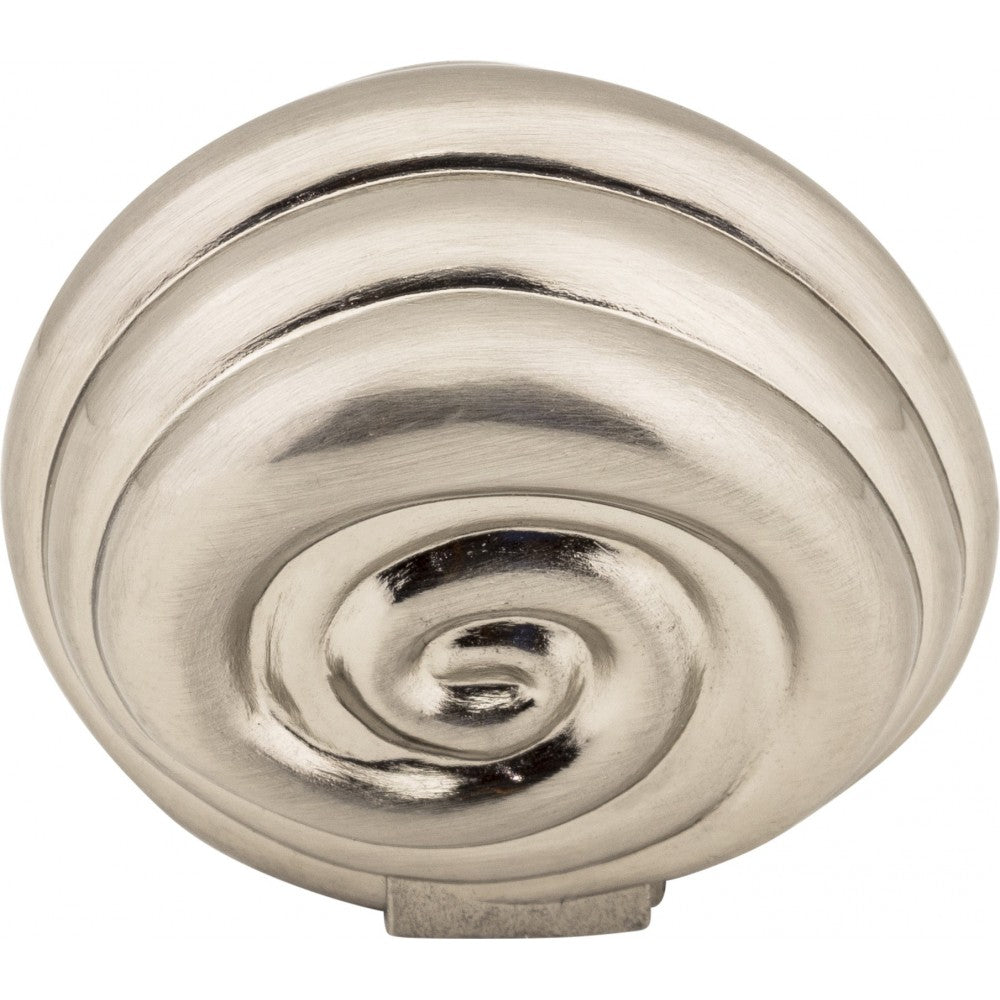 1-3/8" Diameter Antique Brushed Satin Brass Ring Lafayette Cabinet Knob