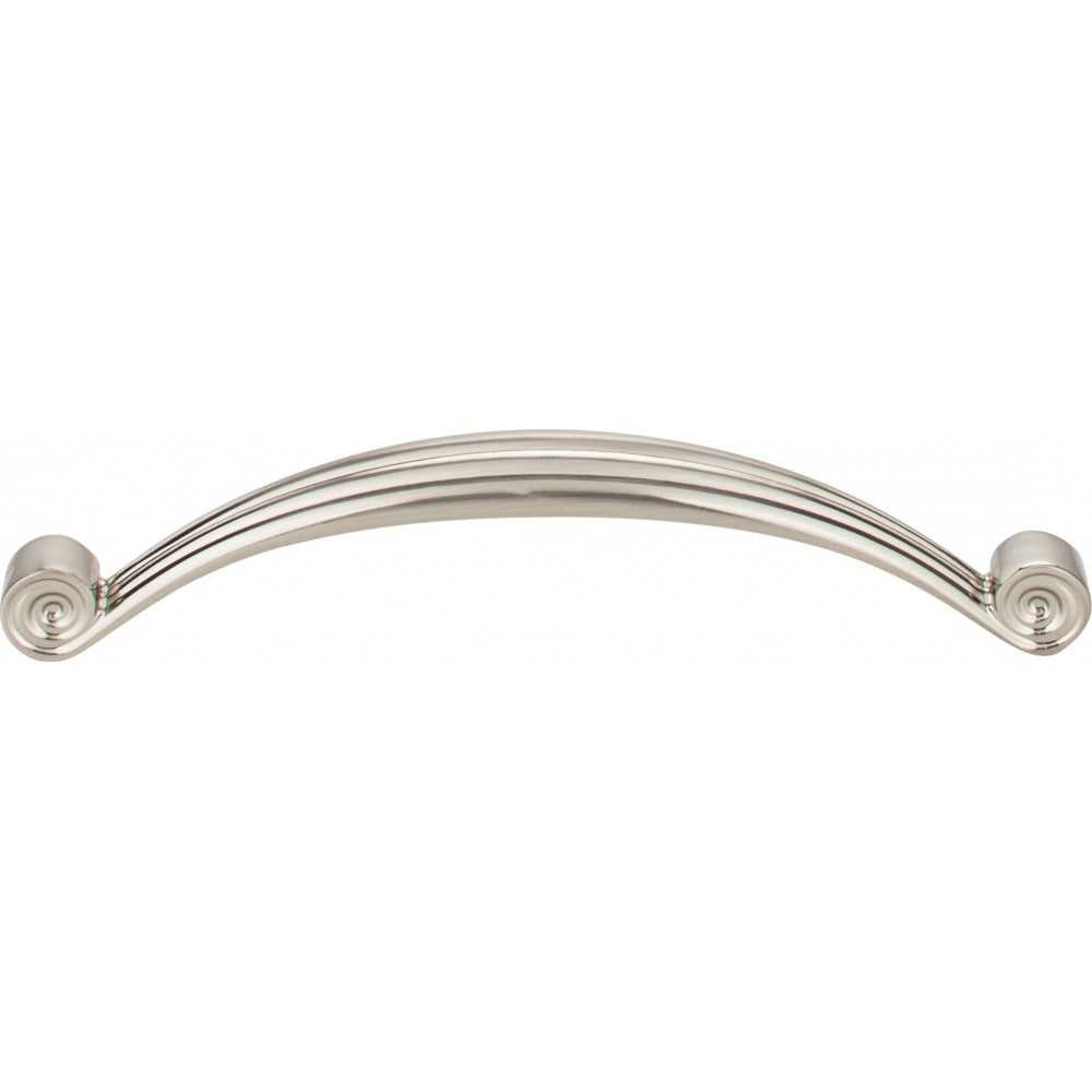 1-7/16" Diameter Polished Chrome Button Glass Harlow Cabinet Knob