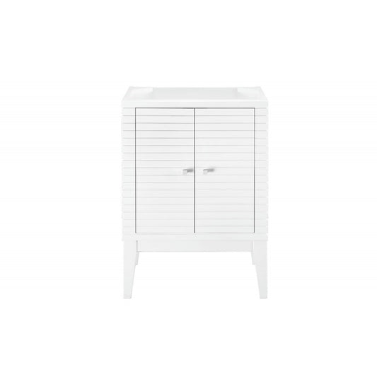 Linden 24" Single Vanity Cabinet, Glossy White