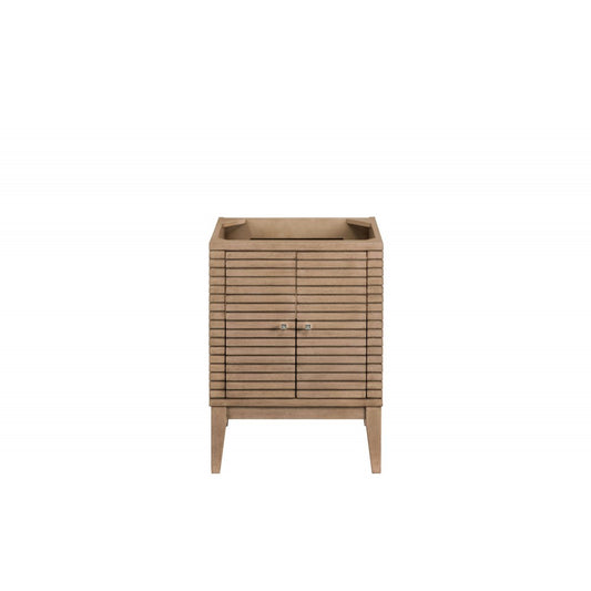 Linden 24" Single Vanity Cabinet, Whitewashed Walnut