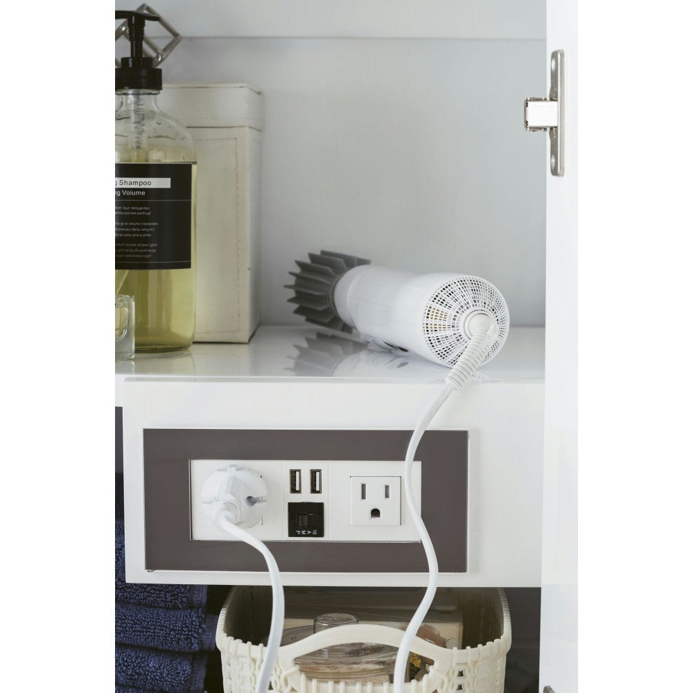 Linear 72" Single Vanity, Glossy White w/ Glossy White Composite Top