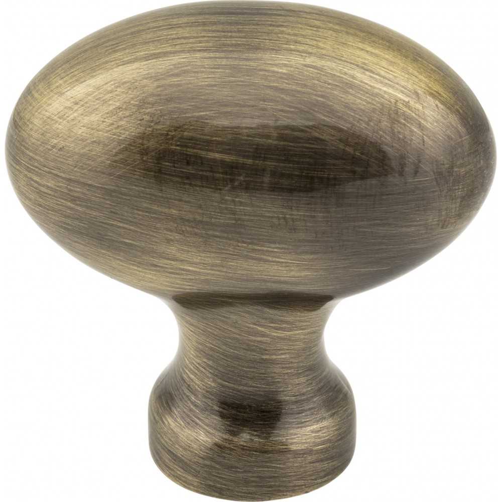 7/8" Overall Length Satin Nickel Square Marlo Cabinet Knob
