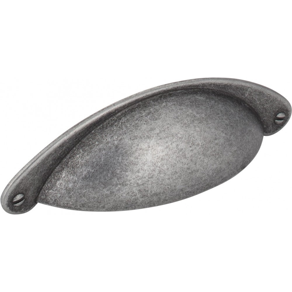 48" Weathered Gray Wavecrest Vanity, Lavante Cultured Marble Vessel Vanity Top, integrated rectangle bowl