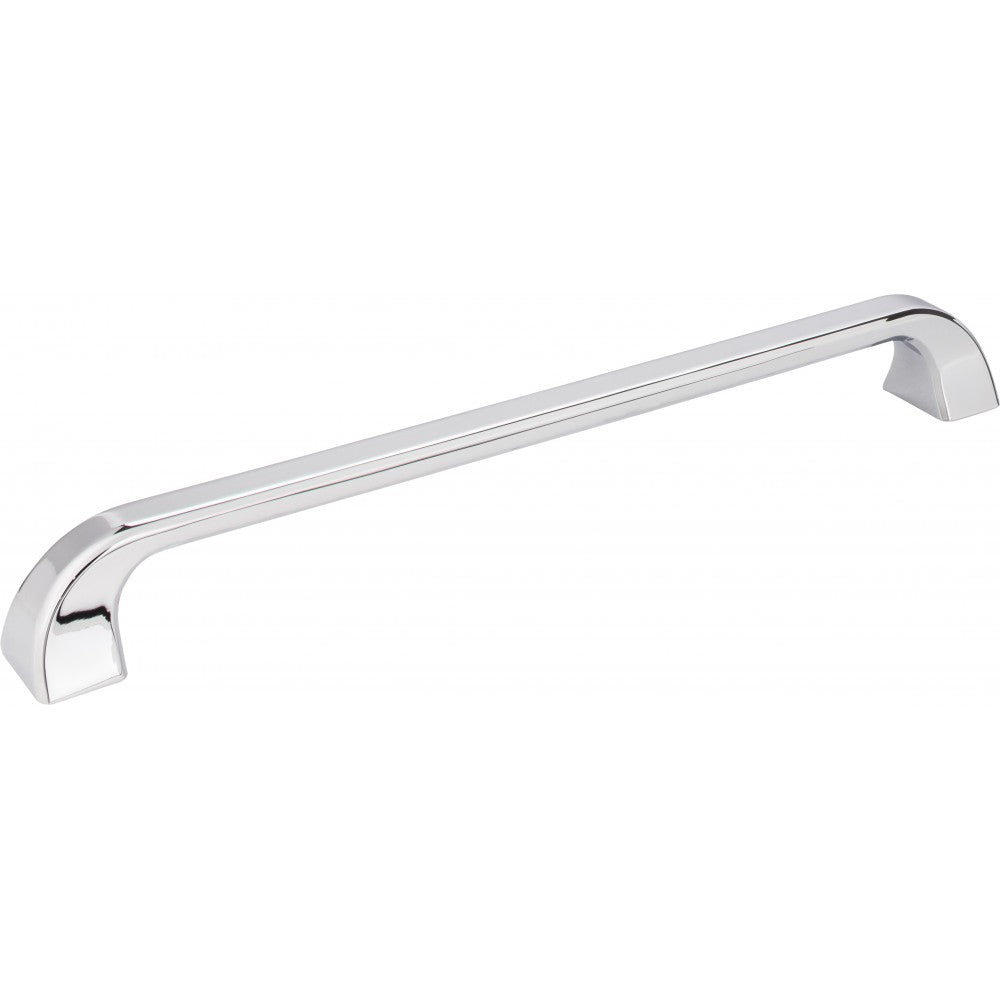 96 mm Center-to-Center Satin Nickel Flared Philip Cabinet Pull
